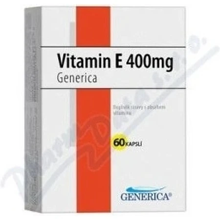 GENERICA Vitamin E 400 IU 1×60 cps, food supplement
