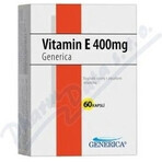 GENERICA Vitamine E 400 U.I. 1×60 cps, voedingssupplement GENERICA Vitamine E 400 U.I. 1×60 cps, voedingssupplement