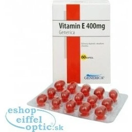 GENERICA Vitamin E 400 IU 1×60 cps, food supplement