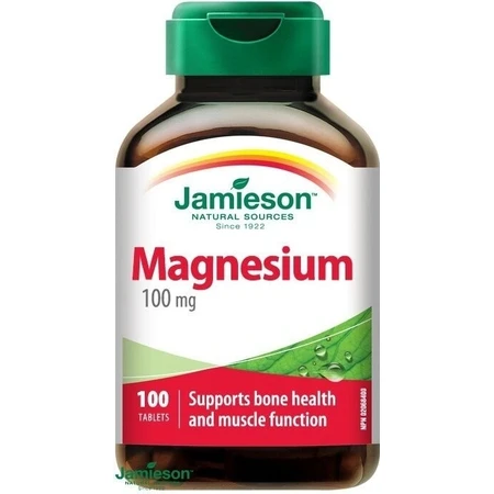 JAMIESON MAGNESIUM 100 mg 1×100 tbl, magnesium