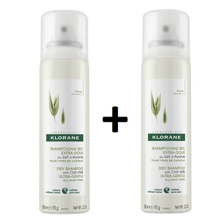 Shampooing sec au lait d'avoine, 150 + 150 ml - 70% de réduction sur le 2ème produit, Klorane