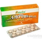 Naturica CHROM with green tea and fiber 1×30 pcs, tbl (chromium 35 µg)