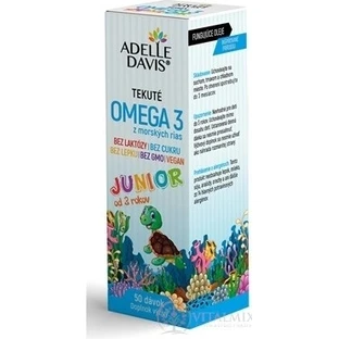 Adelle Davis OMEGA 3 de algas junior 50 ml 1×50 ml, complemento alimenticio