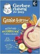 Papilla Gerber Natural Milk Trigo-Avena 1&#215;220 g, frambuesa y pl&#225;tano (a partir de 6 meses)