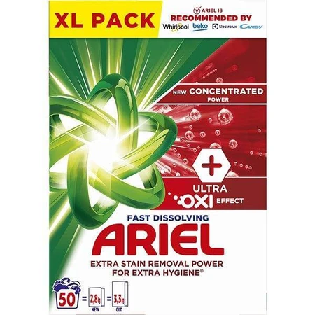 Ariel poeder 2.75kg/50PD Ultra Oxi Effect 1×2.75kg poeder