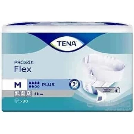 TENA Flex Plus M 1×30 stuks, incontinentieslip met snel los te maken tailleband