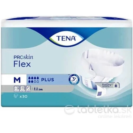TENA Flex Plus M 1×30 stuks, incontinentieslip met snel los te maken tailleband