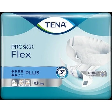 TENA Flex Plus M 1×30 stuks, incontinentieslip met snel los te maken tailleband