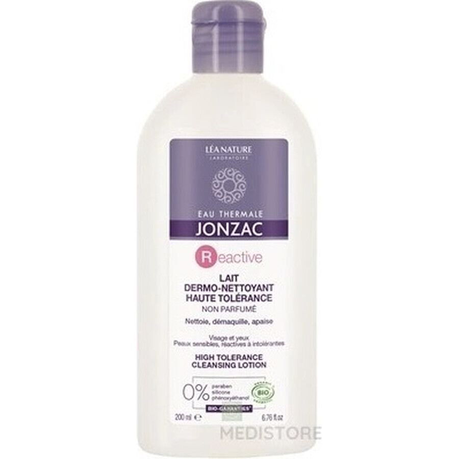 JONZAC Bio reaktive Reinigungsmilch für intolerante Haut 1×200 ml