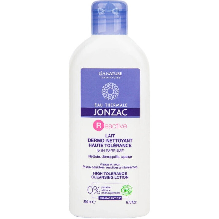 JONZAC Bio reaktive Reinigungsmilch für intolerante Haut 1×200 ml