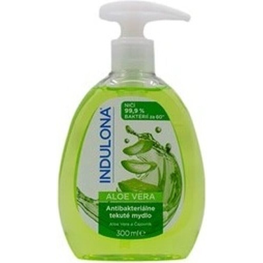 INDULONA Antibacterial liquid soap ALOE VERA 1x300 ml, soap