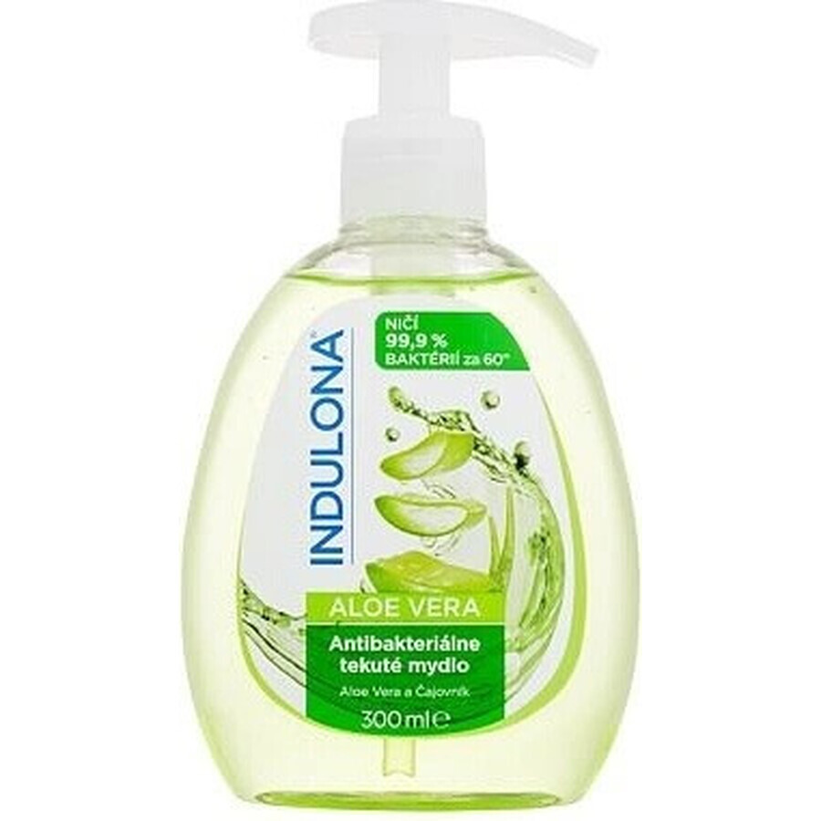 INDULONA Antibacterial liquid soap ALOE VERA 1x300 ml, soap