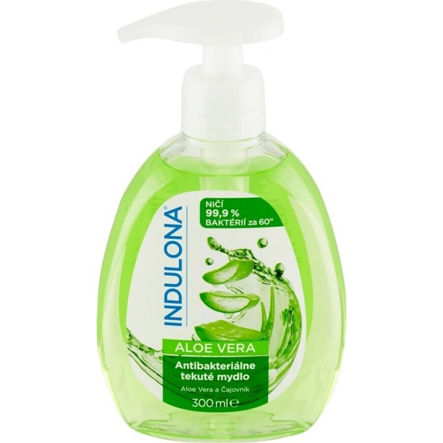 INDULONA Antibacterial liquid soap ALOE VERA 1x300 ml, soap