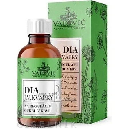 J.V. CAPS - DIA 1×50 ml, pour le contrôle de la glycémie