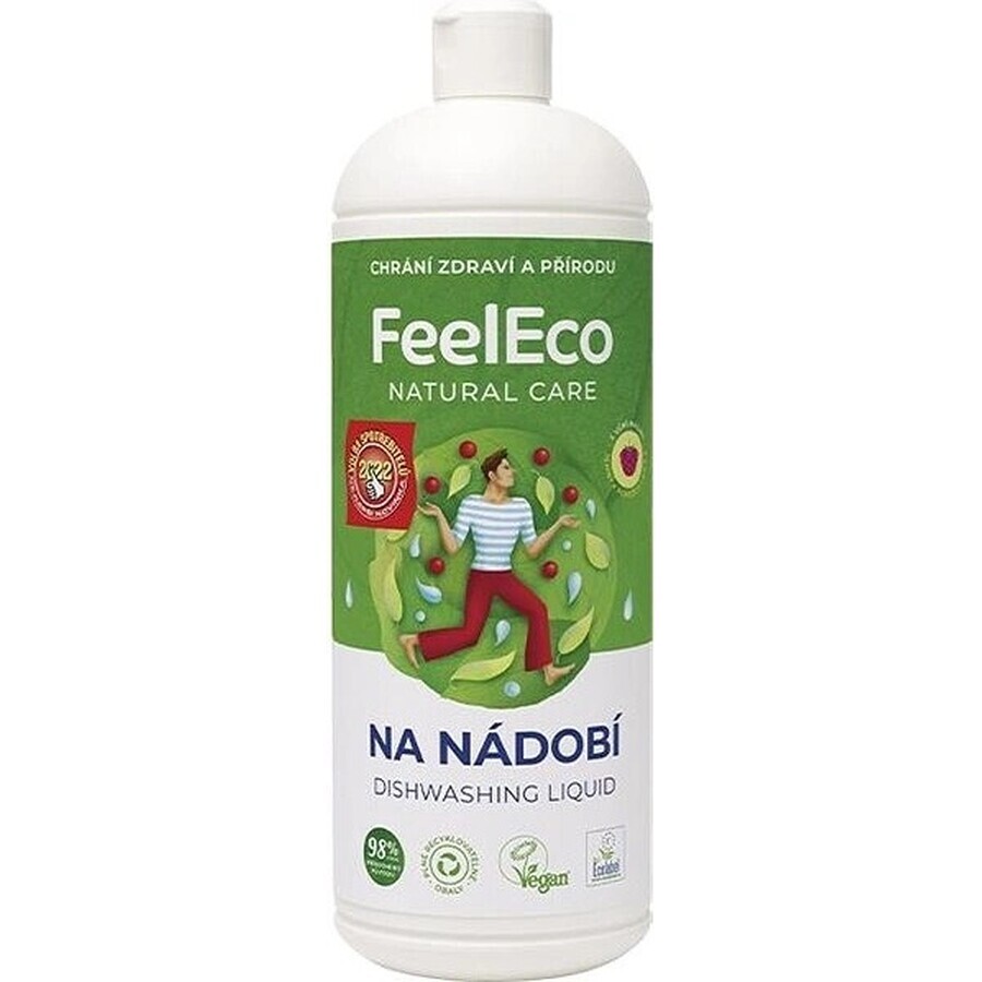 Feel Eco Dish, detergent pentru fructe și legume 1 l 1×1000 ml, detergent pentru vase