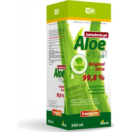 VIRDE ALOE VERA barbadensis gel 1×500 ml, oorspronkelijk sap