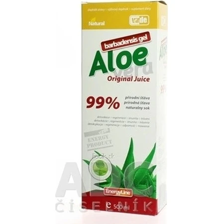 VIRDE ALOE VERA barbadensis gel 1×500 ml, oorspronkelijk sap