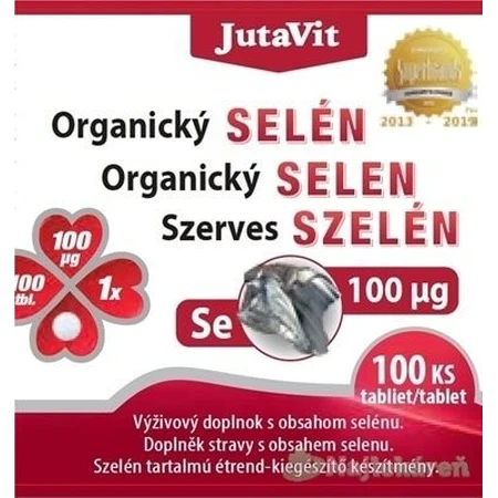 JutaVit Selenium organisch 100 µg tbl 1x100 st