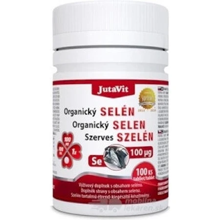 JutaVit Selenium organisch 100 µg tbl 1x100 st