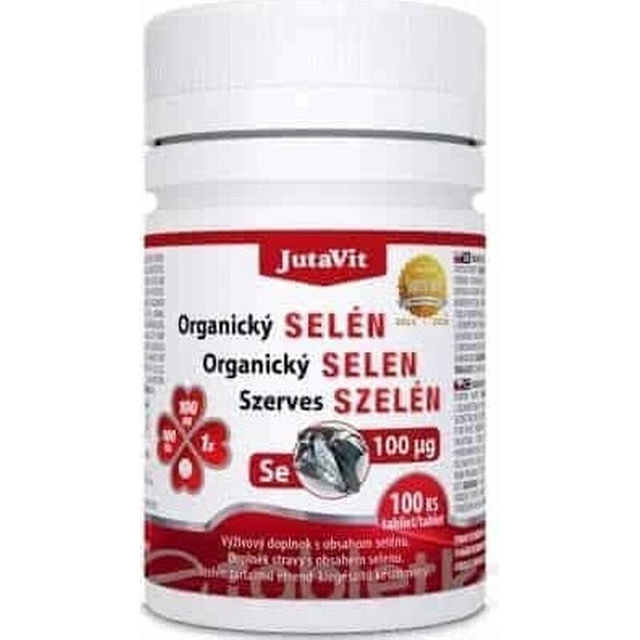 JutaVit Selenio orgánico 100 µg tbl 1x100 unid.