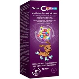 Novo C Multivitamin Kids en forma liposomal 1×120 ml, vitamina C liposomal