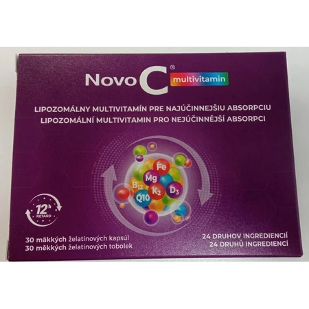 Novo C Multivitamin Kids en forma liposomal 1×120 ml, vitamina C liposomal