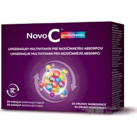 Novo C Multivitamin Kids en forma liposomal 1×120 ml, vitamina C liposomal