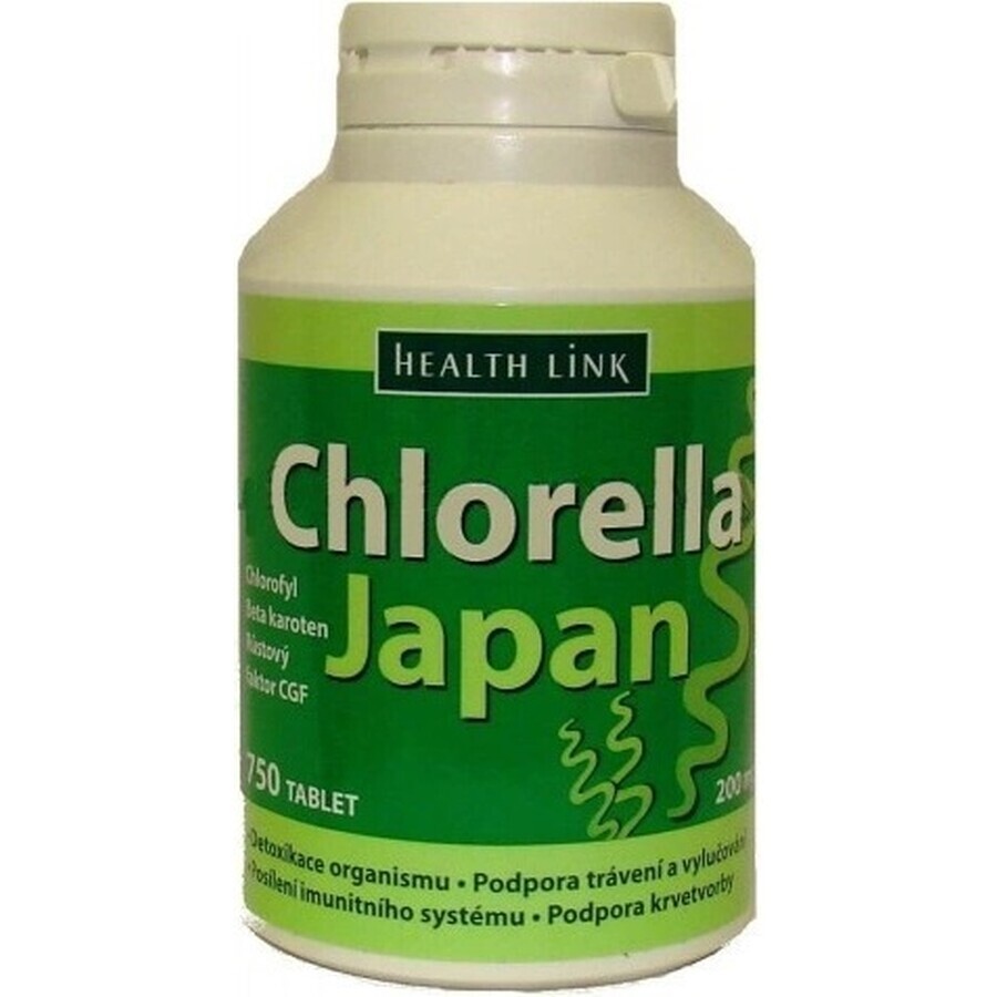Health Link CHLORELLA JAPAN 1×750 tbl, chlorella