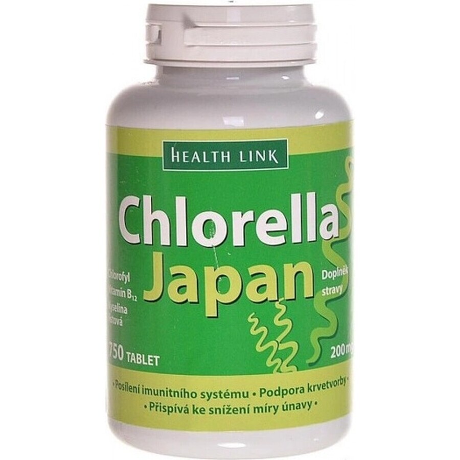 Health Link CHLORELLA JAPAN 1×750 tbl, chlorella