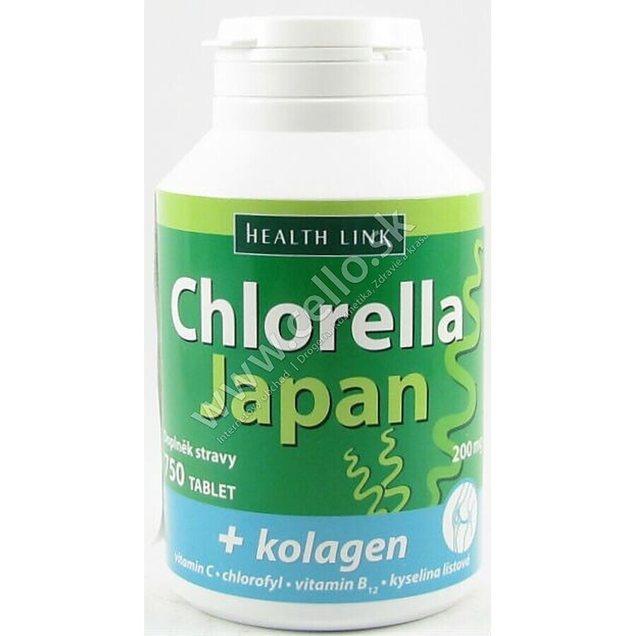 Health Link CHLORELLA JAPAN 1×750 tbl, chlorella