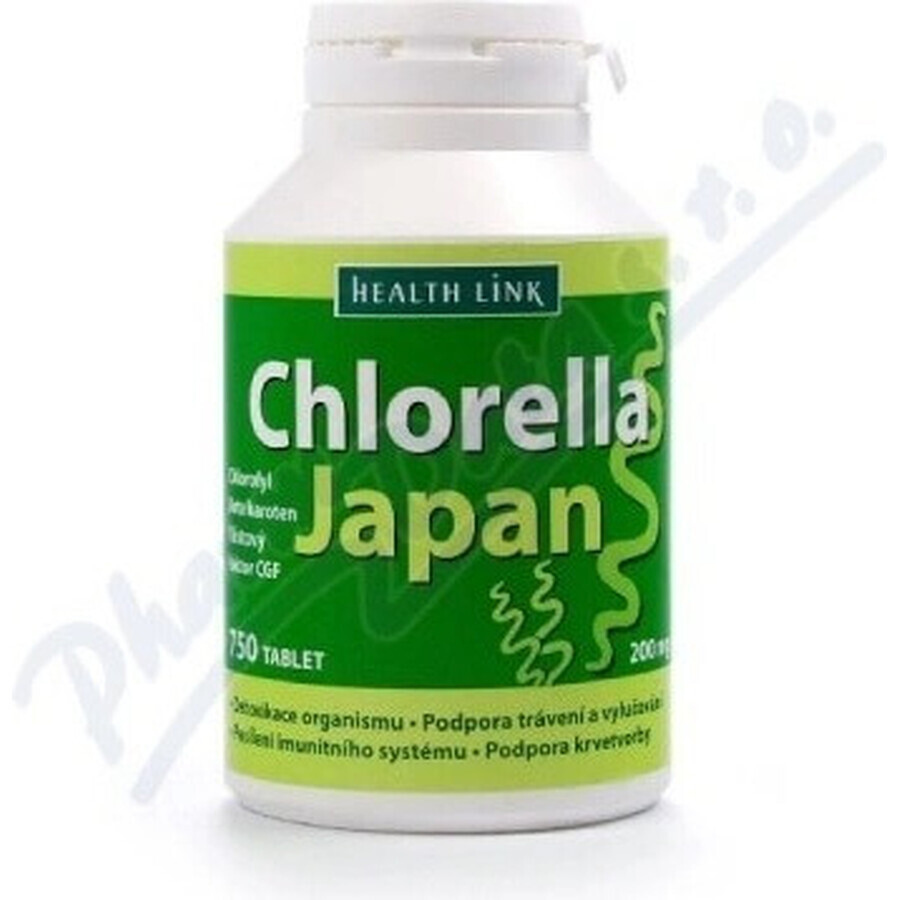 Health Link CHLORELLA JAPAN 1×750 tbl, chlorella