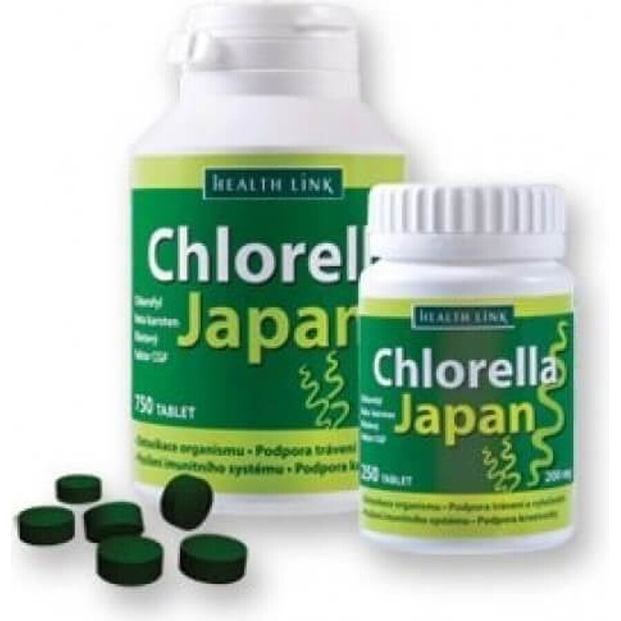Health Link CHLORELLA JAPAN 1×750 tbl, chlorella
