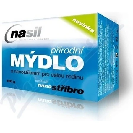 Jabón natural Ag+ con nanoplata 1×100 g, jabón