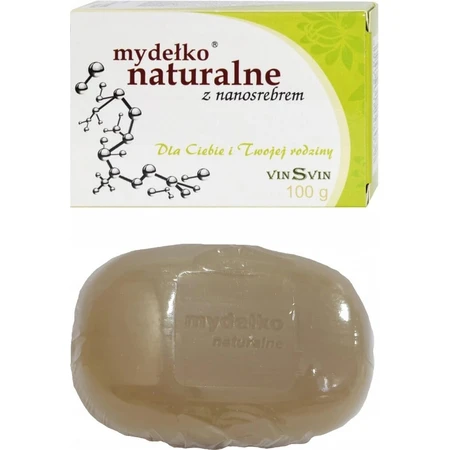 Jabón natural Ag+ con nanoplata 1×100 g, jabón