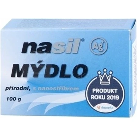 Jabón natural Ag+ con nanoplata 1×100 g, jabón