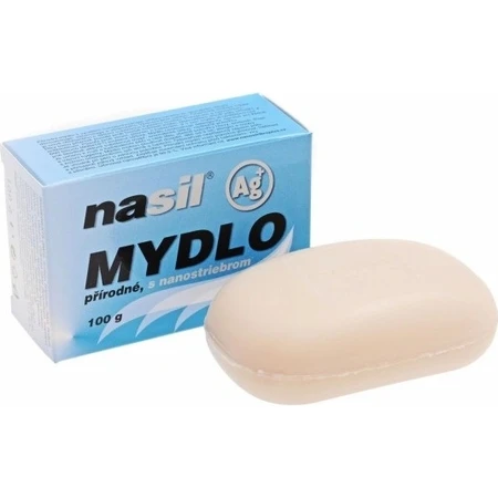 Jabón natural Ag+ con nanoplata 1×100 g, jabón