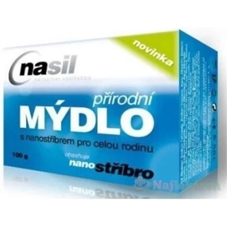 Jabón natural Ag+ con nanoplata 1×100 g, jabón