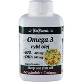 MedPharma OMEGA 3 visolie forte - EPA, DHA 1×67 cps, voedingssupplement