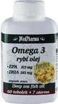 MedPharma OMEGA 3 fish oil forte - EPA, DHA 1×67 cps, food supplement