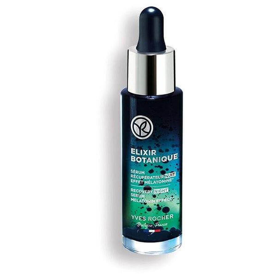 Yves Rocher ELIXIR BOTANIQUE 1×30 ml, sérum de nuit régénérant avec effet mélatonine