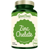 GreenFood Nutrition Zinkchelaat 1×90 cps, voedingssupplement