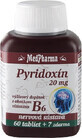 MedPharma PYRIDOXIN 20 mg (Vitamin B6) 1&#215;67 tbl, 60+7 frei