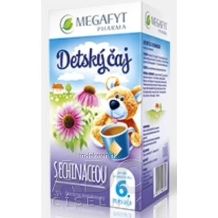 MEGAFYT Té para bebés con ECHINACEA 20×2 g (40 g), té de frutas y hierbas