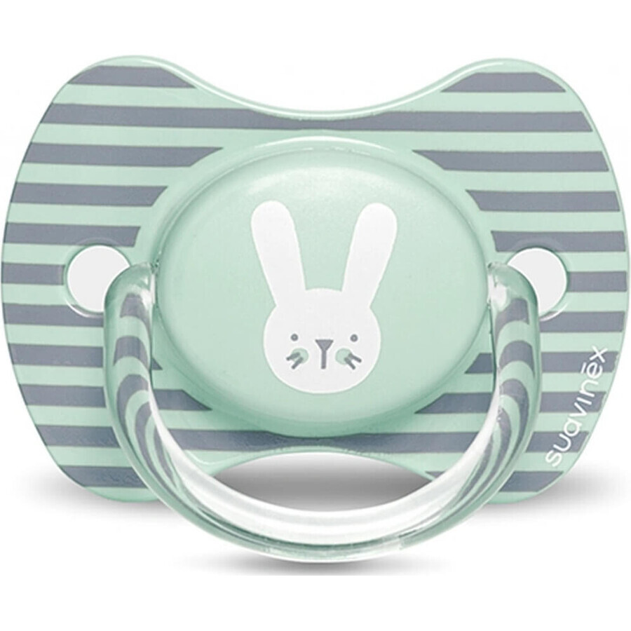 Suavinex Soother Soother Prem Hygge 6/18 green stripes 1×1 pc, sucette