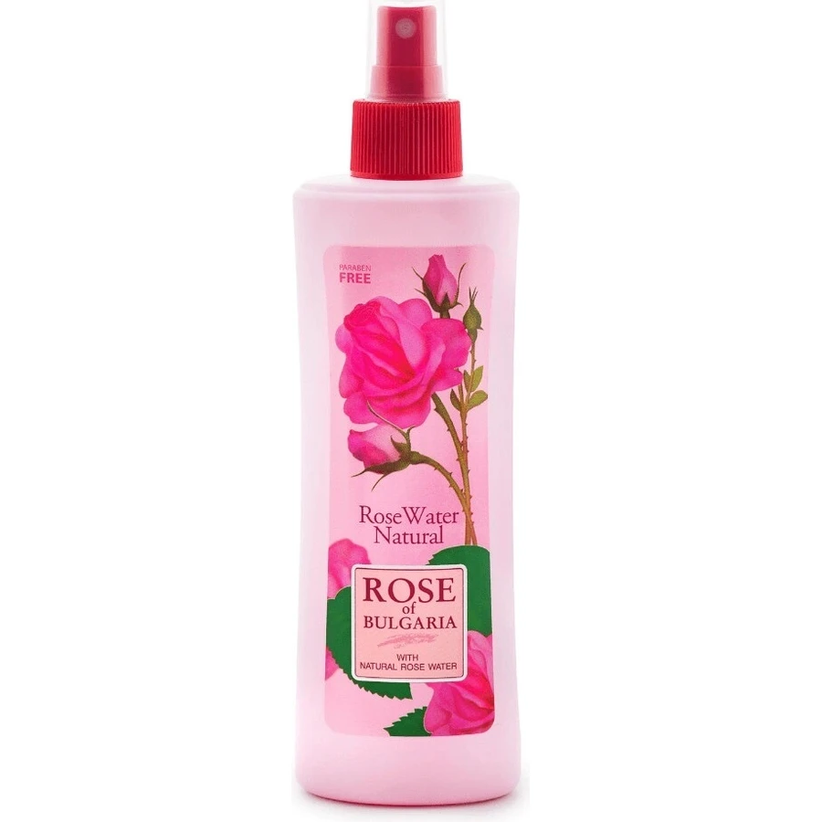 Rosa de Bulgaria Agua de Rosas Natural con Bomba 1×230 ml, agua de rosas