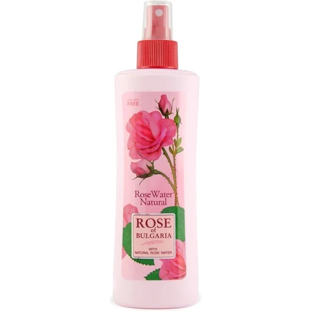 Rosa de Bulgaria Agua de Rosas Natural con Bomba 1×230 ml, agua de rosas