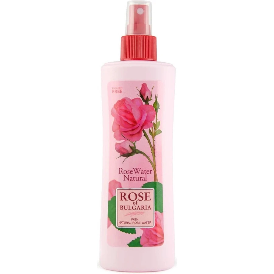 Rosa de Bulgaria Agua de Rosas Natural con Bomba 1×230 ml, agua de rosas