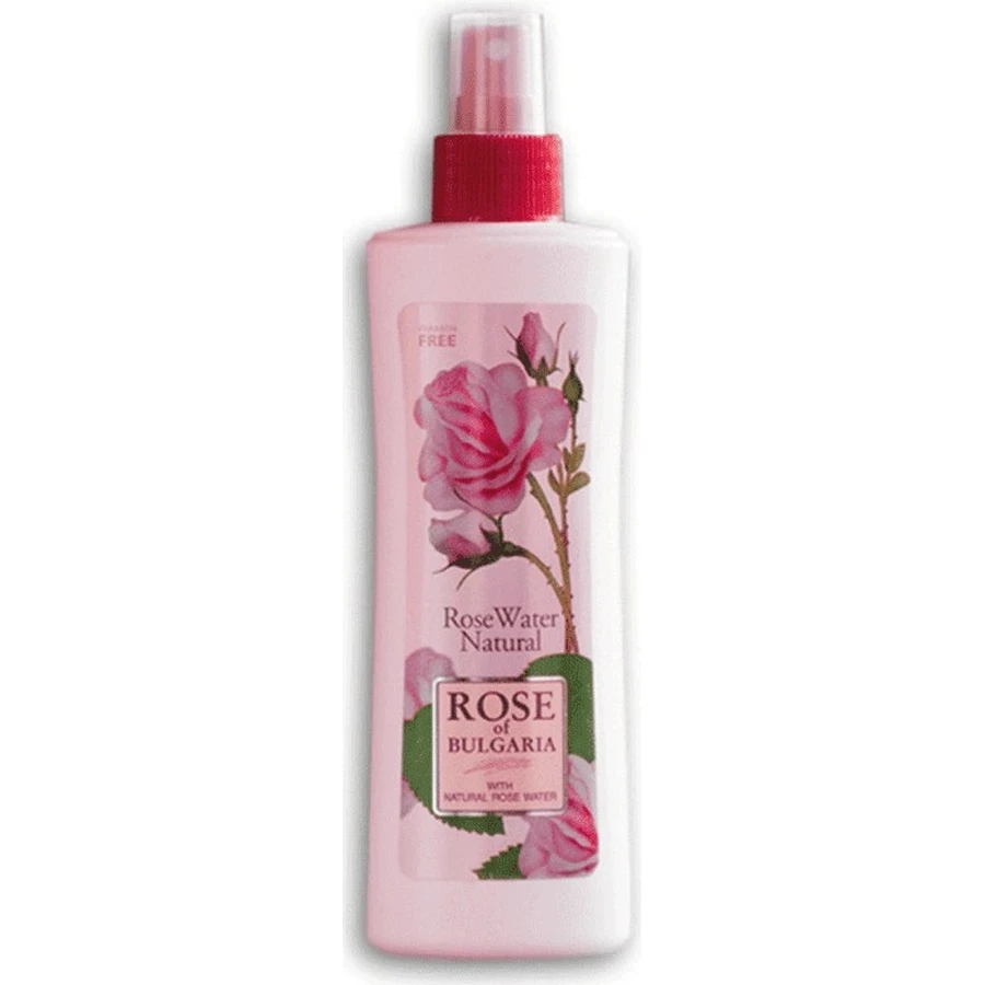 Rosa de Bulgaria Agua de Rosas Natural con Bomba 1×230 ml, agua de rosas