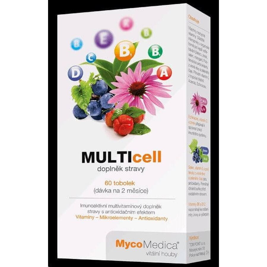 Mycomedica Multicell Vegan 524mg 60cps 1×60 cps