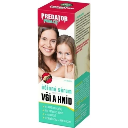 PREDATOR PARASITE Suero para piojos y lentejas 1×100 ml, suero